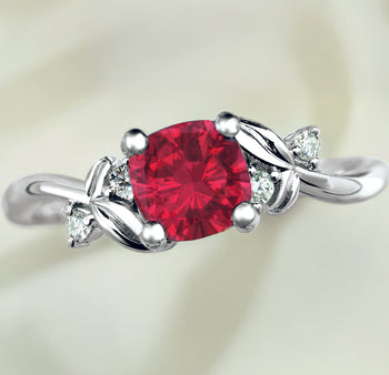 Ruby Engagement Ring