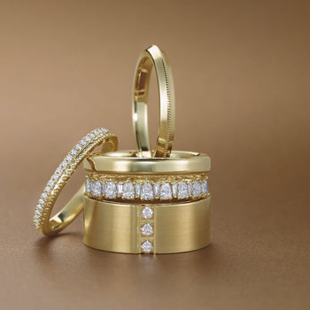 14K Gold Women's Wedding Rings