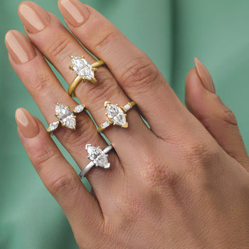 Marquise Diamond Engagement Rings