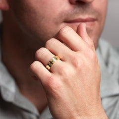 Collection image for: 18K Men's Gold Wedding Rings