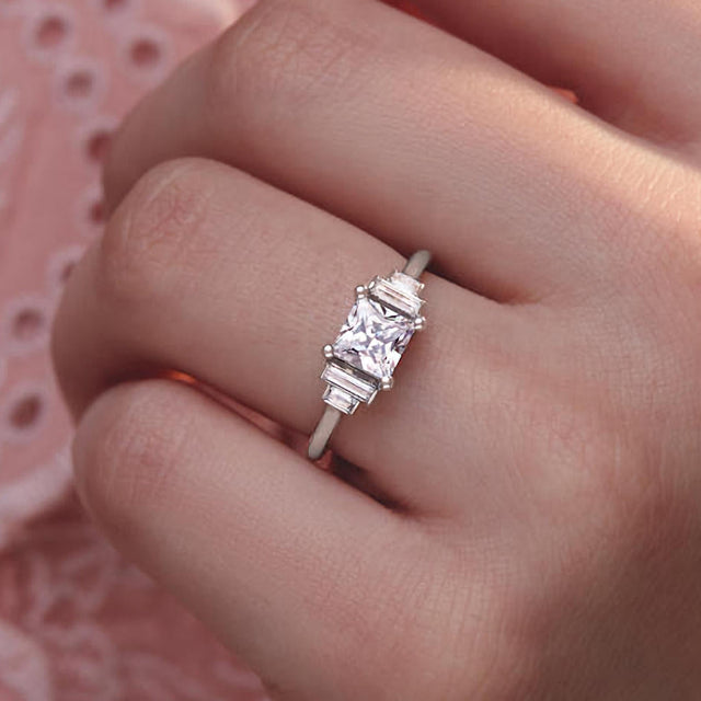 Princess Cut Diamond Engagement Rings