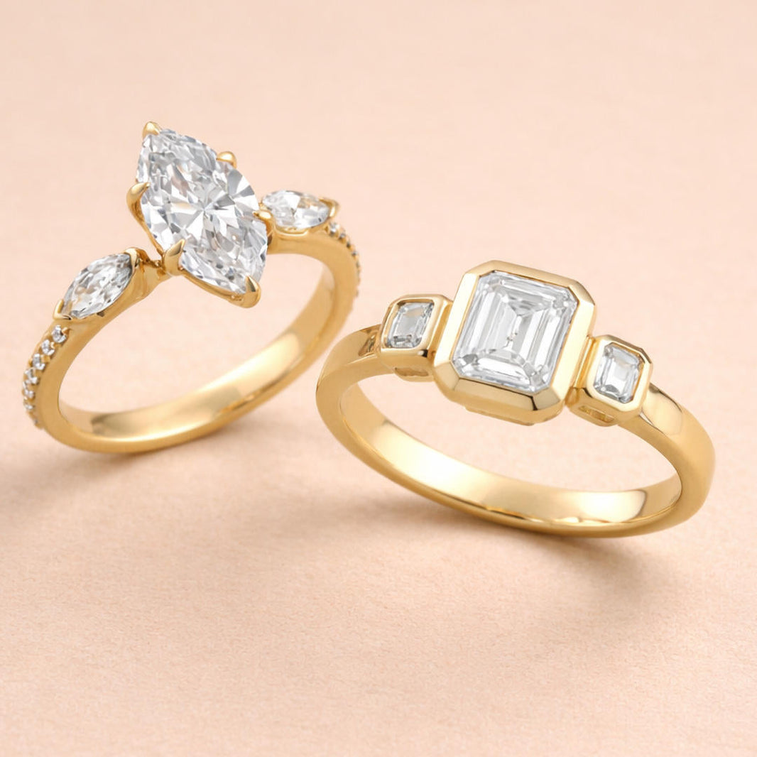 Halo Diamond Engagement Rings | Princess Jewelry