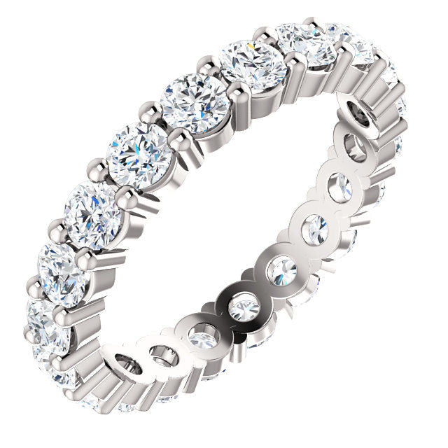White Gold Classic Diamond Eternity Ring