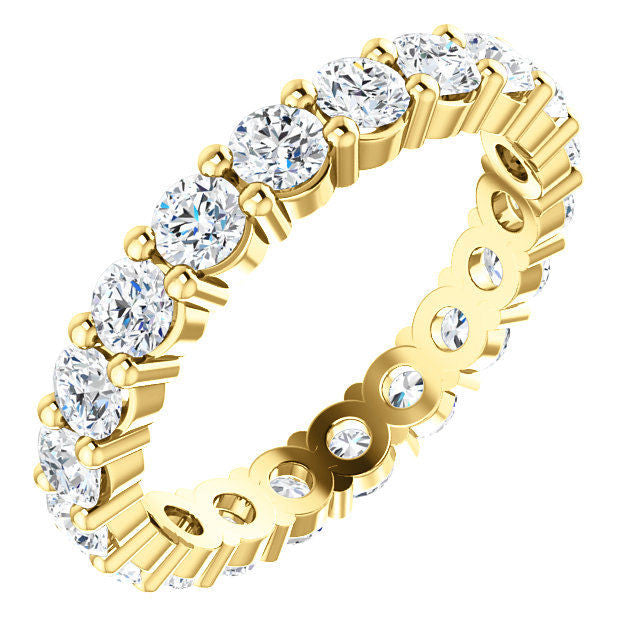 Yellow Gold Classic Diamond Eternity Ring