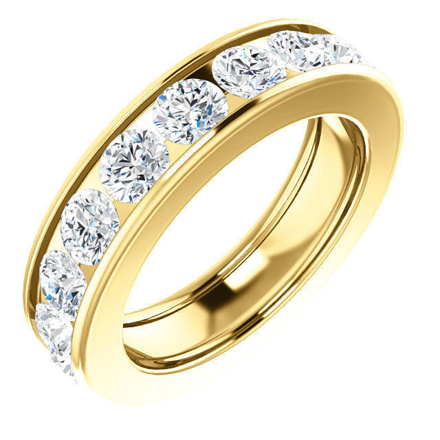 Yellow Gold 3.6 ct tw Diamond Eternity Ring