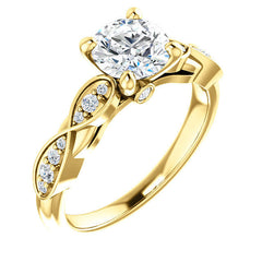 Yellow Gold Diamond Engagement Ring