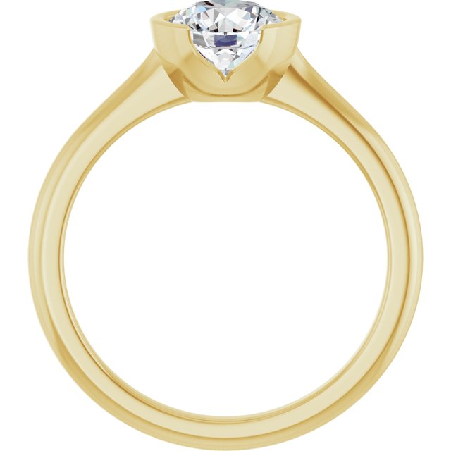 14KT Yellow Gold Arabella Solitaire & 1 CT Round Center