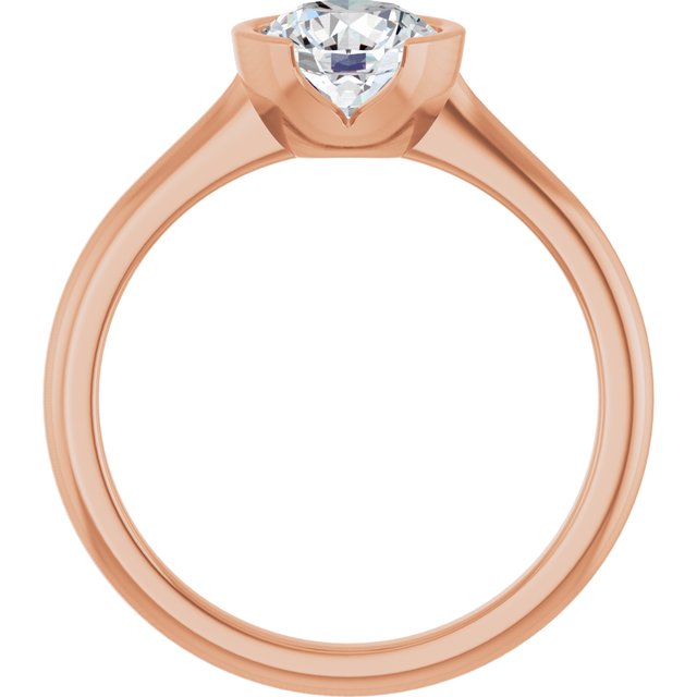 14KT Rose Gold Arabella Solitaire & 1 CT Round Center