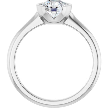 14KT White Gold Arabella Solitaire & 1 CT Round Center