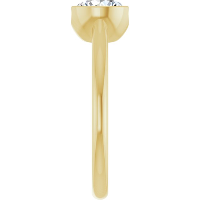 14KT Yellow Gold Arabella Solitaire & 1 CT Round Center