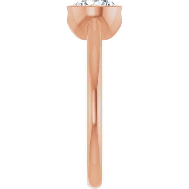14KT Rose Gold Arabella Solitaire & 1 CT Round Center