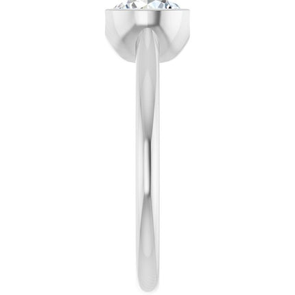 14KT White Gold Arabella Solitaire & 1 CT Round Center
