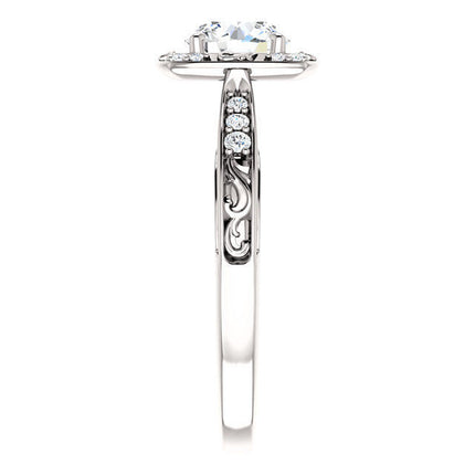 White Gold Engagement Ring