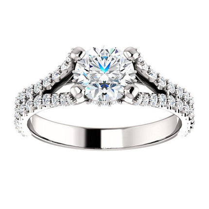 White Gold Diamond Engagement Ring
