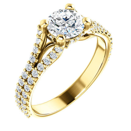 Yellow Gold Diamond Engagement Ring