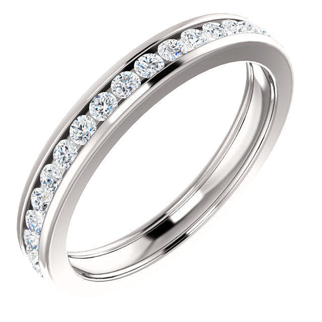 White Gold Channel Diamond Eternity Ring