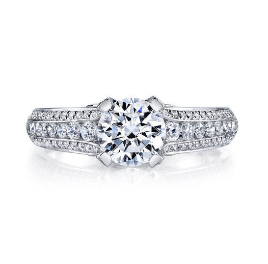 0.59 Ct Tw Diamond Engagement Ring