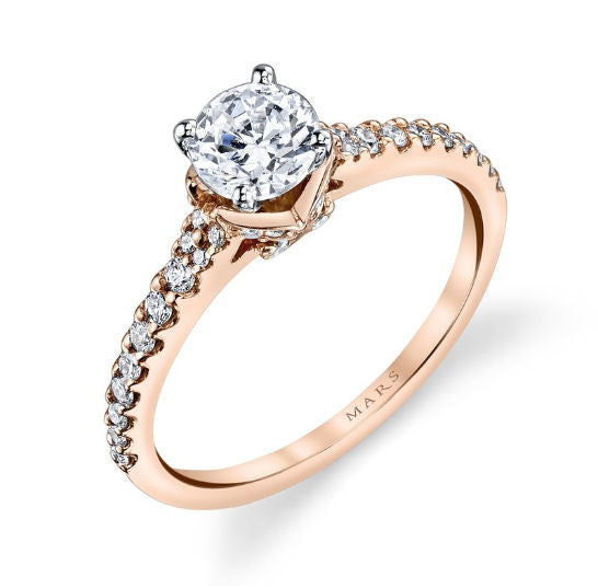 Diamond Pave Engagement Ring