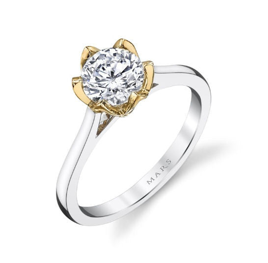 Petite Solitaire Engagement Ring