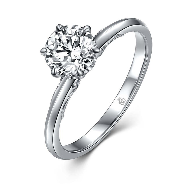 Solitaire Diamond Engagement Ring