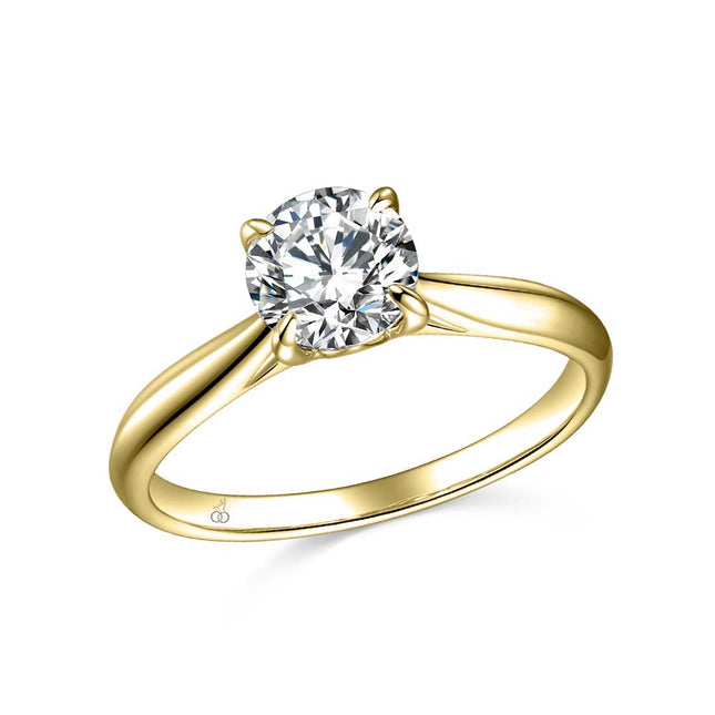 Solitaire Diamond Engagement Ring