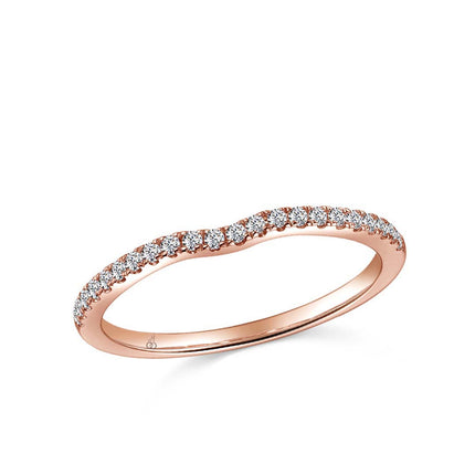 Solitaire Diamond Accent Engagement Ring