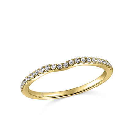 Solitaire Diamond Accent Engagement Ring