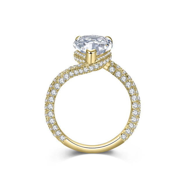 Pear Shape Diamond Engagement Ring