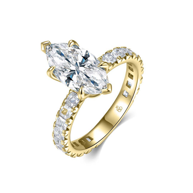 Marquise Diamond Engagement Ring