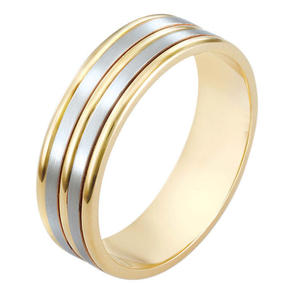 Two-tone Classic Wedding Band
