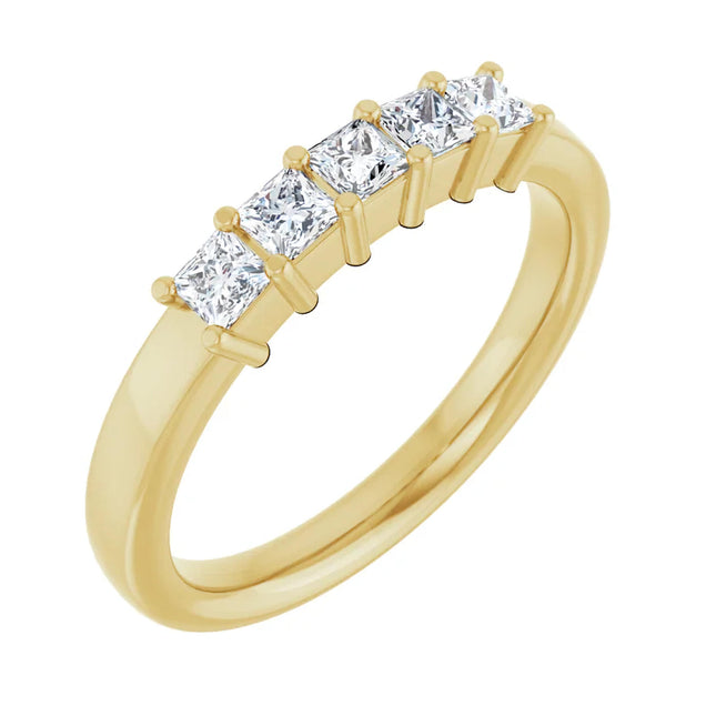 0.75 ct tw Princess Cut Diamonds