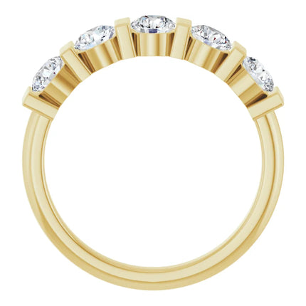 5 Stone 0.75 ct tw Diamond Anniversary Ring