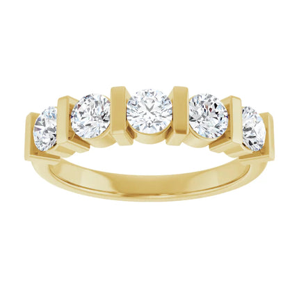 5 Stone 0.75 ct tw Diamond Anniversary Ring