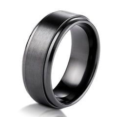 Black Titanium Classic Wedding Ring