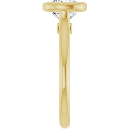 Bella 18K Yellow  2 CT Cushion Engagement Ring