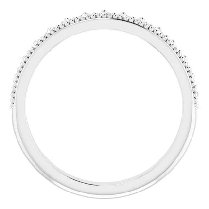 1/2 CTW Diamond Anniversary Band with Milgrain