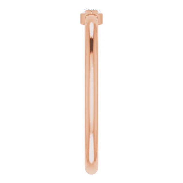 Marquise 1/8 CTW Natural Diamond Solitaire Ring