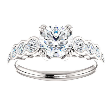 White Gold Diamond Engagement Ring