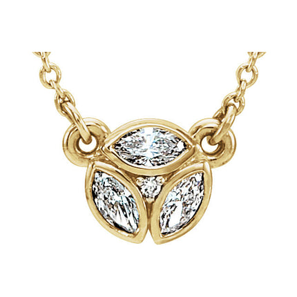 Marquise Petite Diamond Necklace