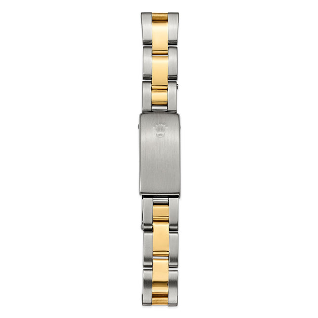 Online Only Pre-owned Independently Certified Rolex Steel/18K Ladies' Diamond Black Datejust Watch