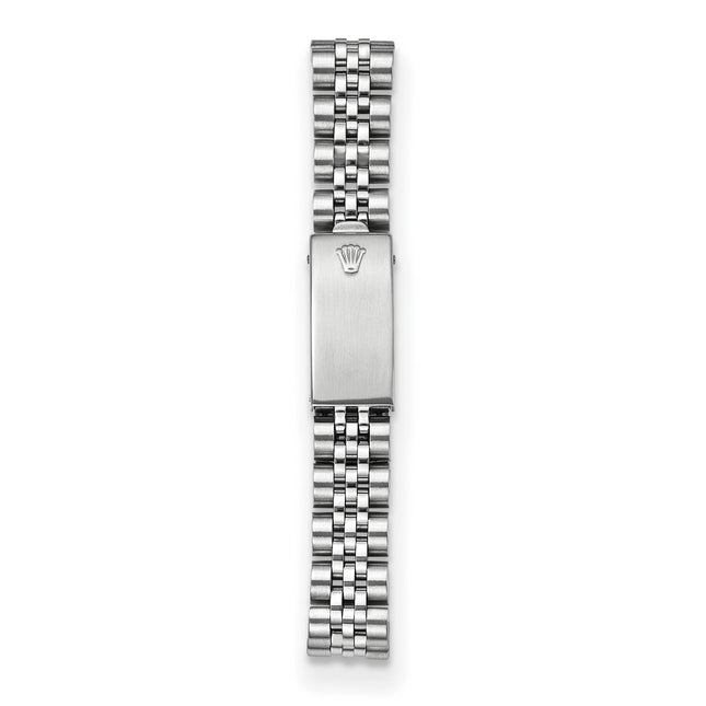 Online Only Pre-owned Independently Certified Rolex Steel/18KW Bezel Diamond Ice Blue Ladies' Datejust Watch