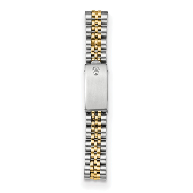 Online Only Pre-owned Independently Certified Rolex Steel/18K Ladies' Champagne Datejust Watch