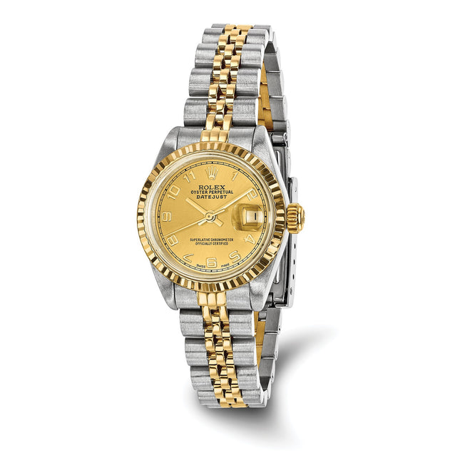 Online Only Pre-owned Independently Certified Rolex Steel/18K Ladies' Datejust Watch