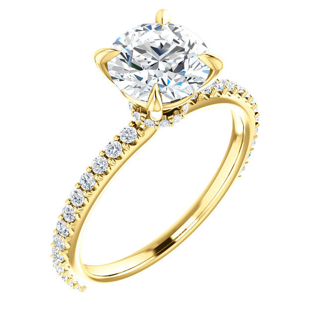 Yellow Gold Diamond Engagement Ring