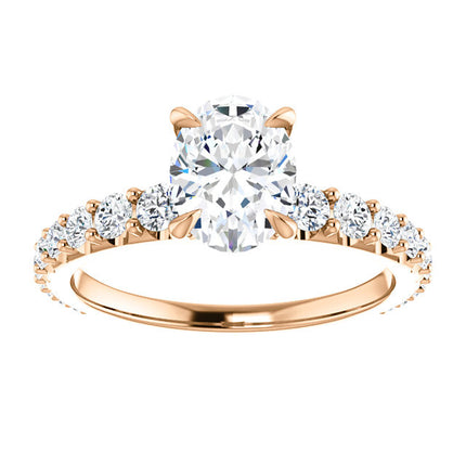 Oval Diamond Engagement Ring