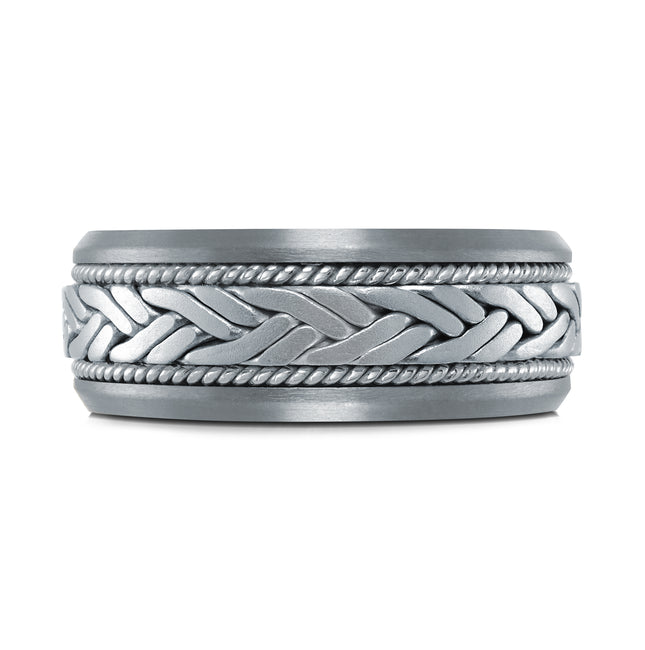 Braided Gold & Tantalum Wedding Ring