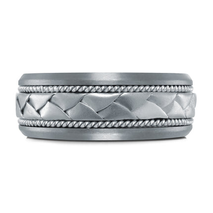 8.5 mm Braided Gold & Tantalum Wedding Ring