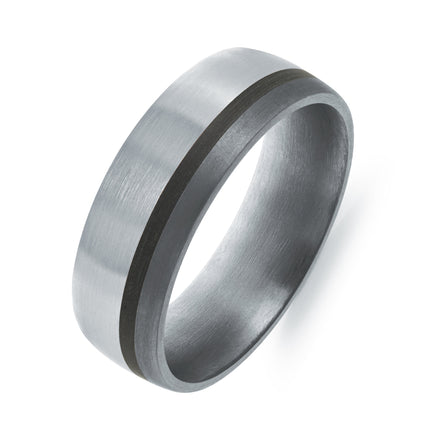 Classic 7MM Gold & Tantalum Band