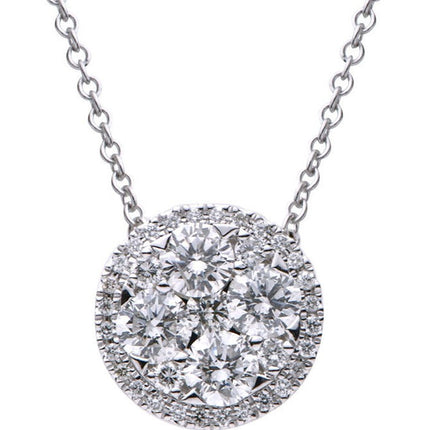 1.03 Ct Tw Diamond Ball Pendant