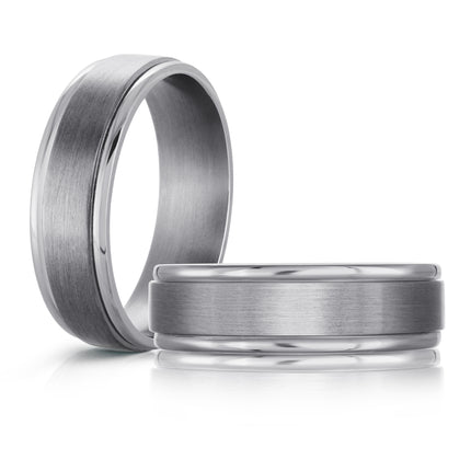 Men’s Tantalum Wedding Band – 7mm Wide